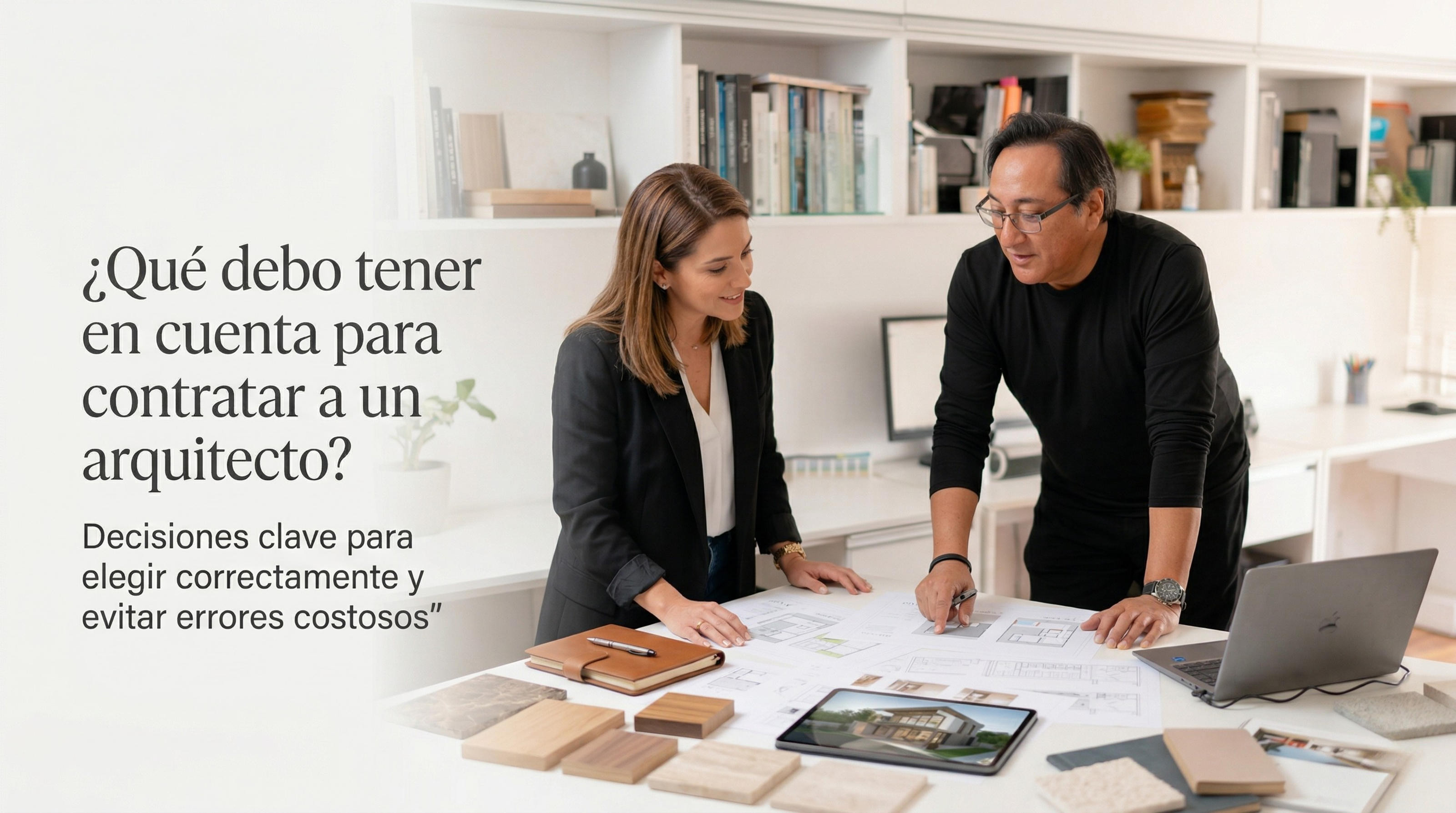 ¿Qué debo saber para contratar a un arquitecto?